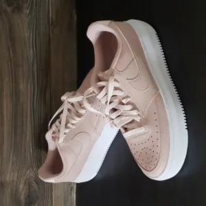 New Nike Court Vision Alta Leather PINK Oxford Platform Sneakers