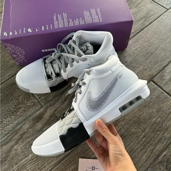 New Nike LeBron Witness 8 “White Light Smoke Grey” FB2239 100 Basketball Shoes