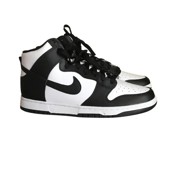 NEW Nike Men’s Dunk High Top Retro Panda Sneakers
