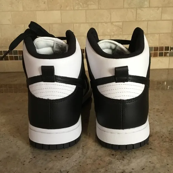 NEW Nike Men’s Dunk High Top Retro Panda Sneakers