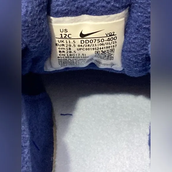 NEW Nike RARE Star Runner 3 DREAM Blue Sneakers Running Shoes - Size 12c