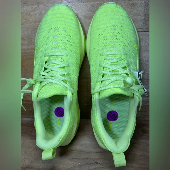 NEW Nike Reactx Infinity Run 4 Mens Size 10.5 Running Shoes Sneakers Barely Volt