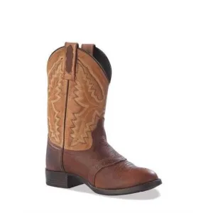 NEW OLD WEST kids round toe cowboy boots - medium width in brown