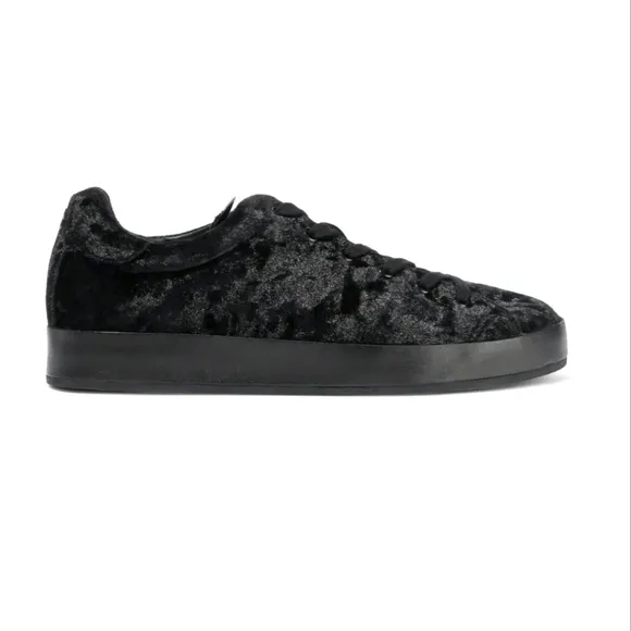 New  Rag &amp; bone low top crushed velvet in black women's size 40