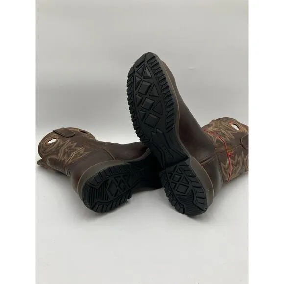 NEW Rocky Rosemary Composite Toe Women's Waterproof Boots Brown US Size 8.5 WIDE