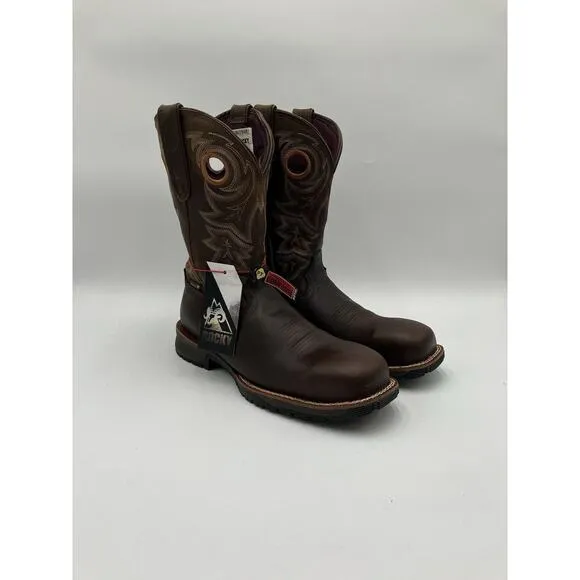 NEW Rocky Rosemary Composite Toe Women's Waterproof Boots Brown US Size 8.5 WIDE
