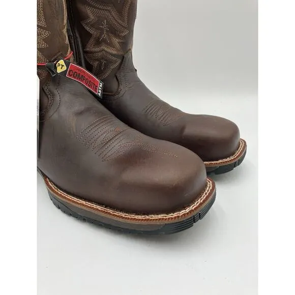 NEW Rocky Rosemary Composite Toe Women's Waterproof Boots Brown US Size 8.5 WIDE