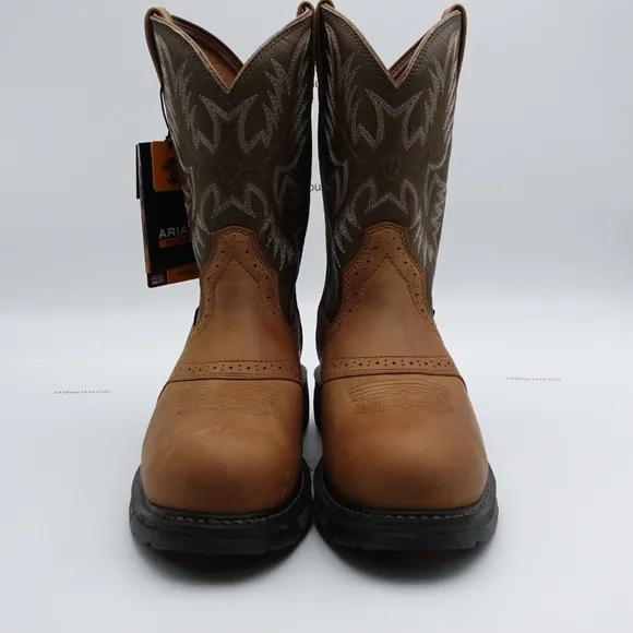 NEW Size 11.5 WIDE 2E Men's Ariat WorkHog Composite Roper Safety Toe Work Boots