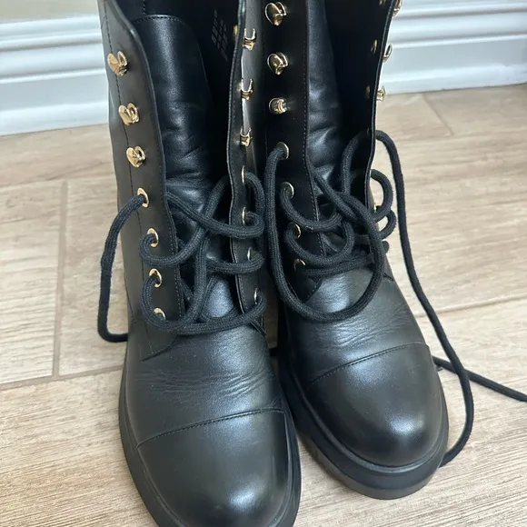 New Stuart Weitzman Nisha Combat Boots Shoes