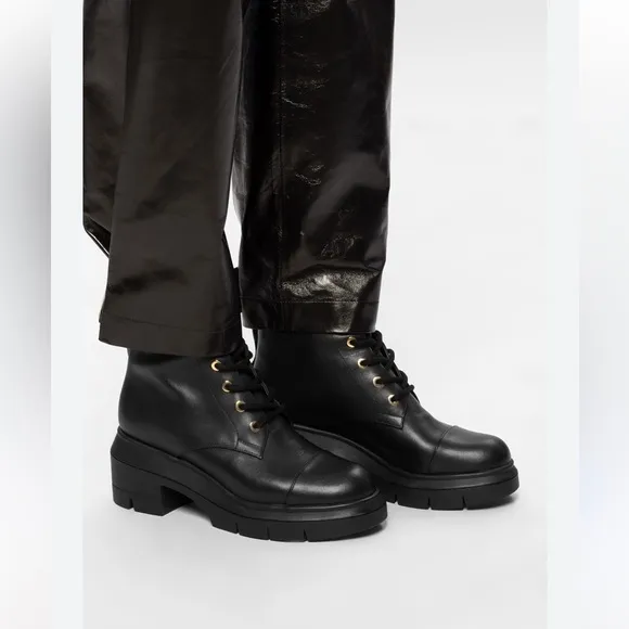 New Stuart Weitzman Nisha Combat Boots Shoes