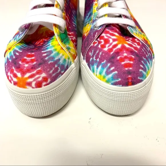 NEW Superga 2790 Tie Dye Platform Sneakers.