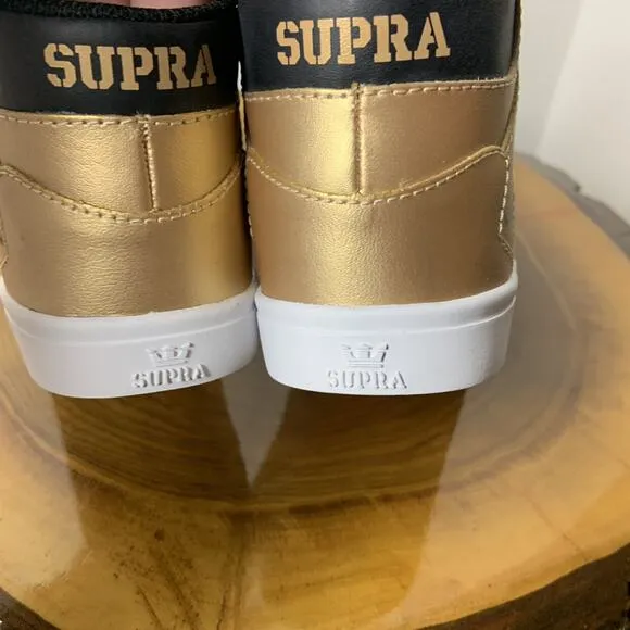NEW! Supra Gold High Top Sneakers