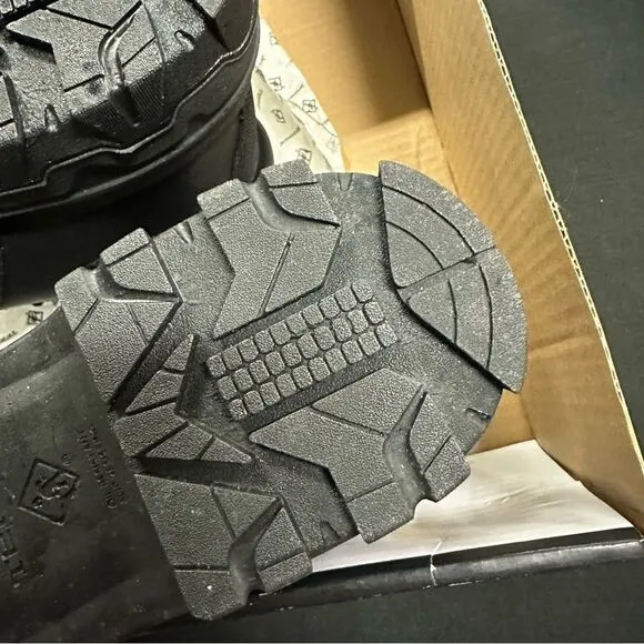 New Terra Sentry 2020 6&quot; Nano Composite Toe Safety Work Shoe Boots 10.5 Black
