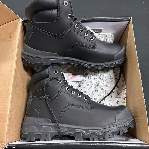 New Terra Sentry 2020 6&quot; Nano Composite Toe Safety Work Shoe Boots 10.5 Black