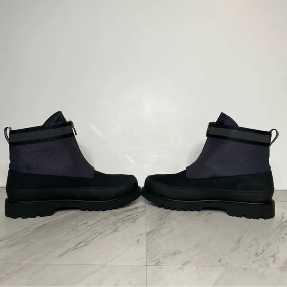 New! Timberland Heritage Front Zip Black Boot 9