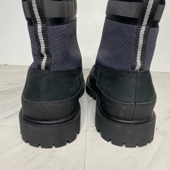 New! Timberland Heritage Front Zip Black Boot 9