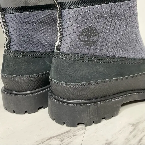 New! Timberland Heritage Front Zip Black Boot 9