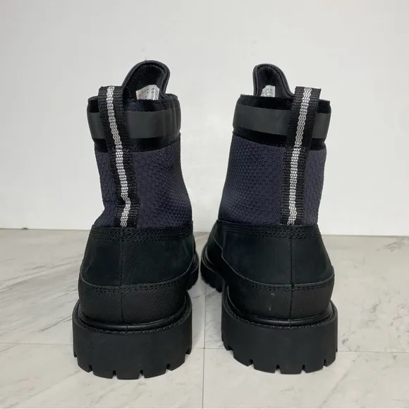 New! Timberland Heritage Front Zip Black Boot 9
