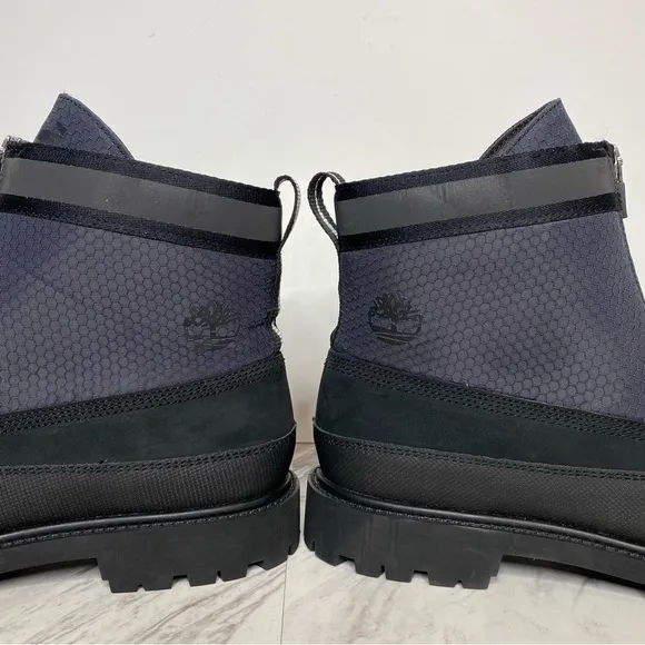 New! Timberland Heritage Front Zip Black Boot 9