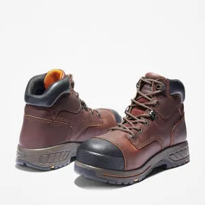 NEW TIMBERLAND men's helix hd met guard composite toe work boot in brown
