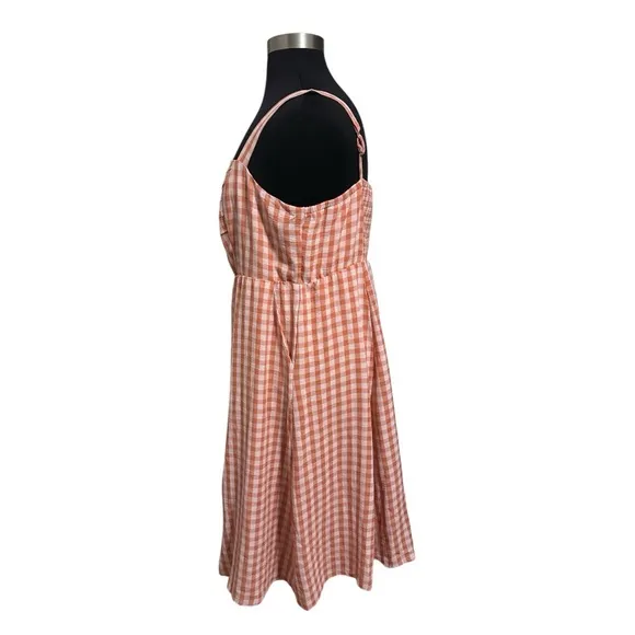 NEW Torrid Midi Gingham Dress Size 2X