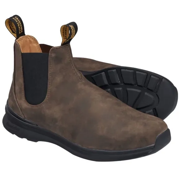 New US Size 9 Blundstone Elastic Sided Chelsea Boots Rustic Brown
