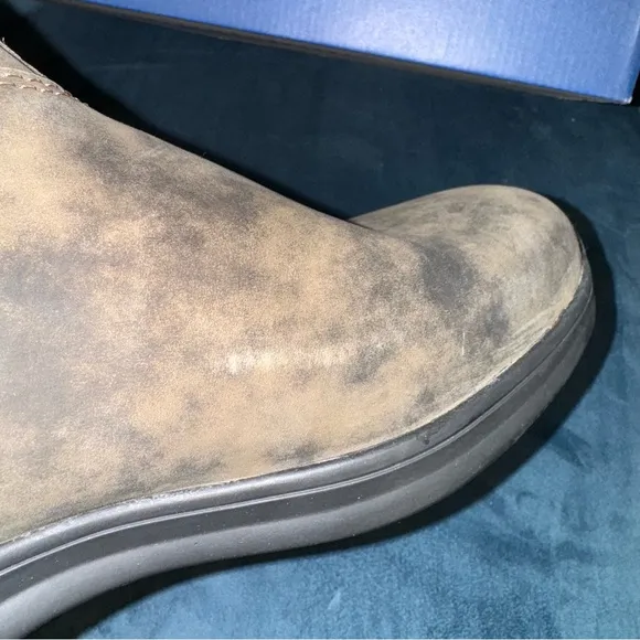 New US Size 9 Blundstone Elastic Sided Chelsea Boots Rustic Brown