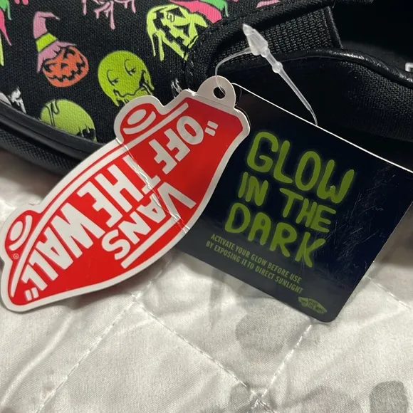 New Vans glow in the dark slip on shoes 3