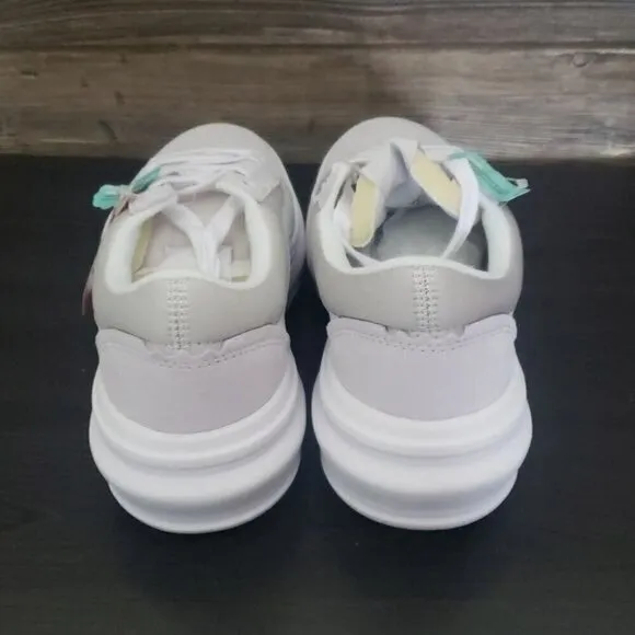 New Vans Old Skool Over Light Gray White Platform Sneakers