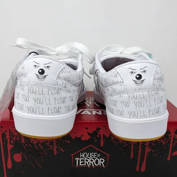 New Vans Shoes Women 10 House Of Terror Lowland CC IT Pennywise Float Sneakers