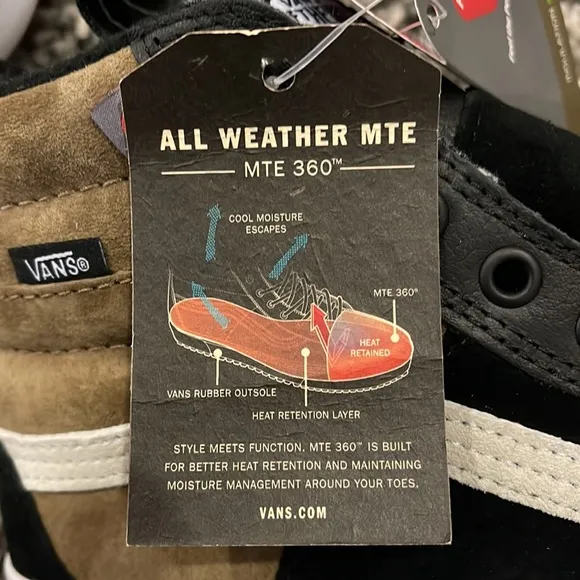 New VANS Sk8-Hi MTE 2.0 DX in Dirt / True White