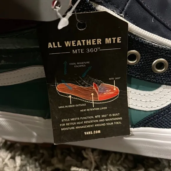 New VANS Sk8-Hi MTE 2.0 DX Size 9.5