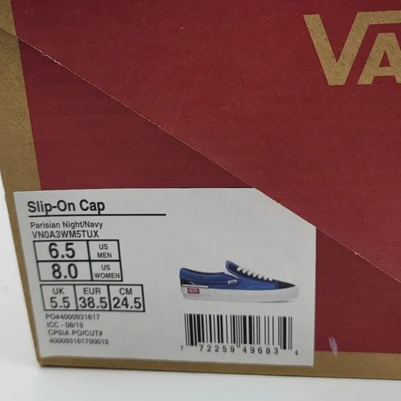 NEW Vans Slip-On Cap