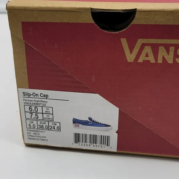 NEW Vans Slip-On Cap