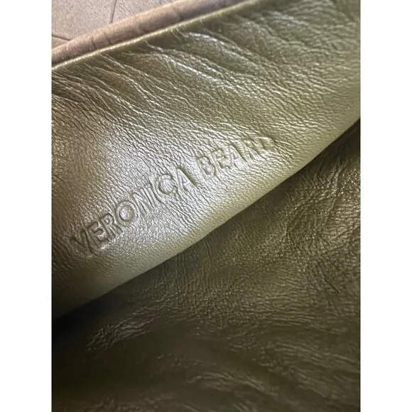 NEW Veronica Beard Lexington Crocodile-Embossed Leather Knee-High Boots size 6