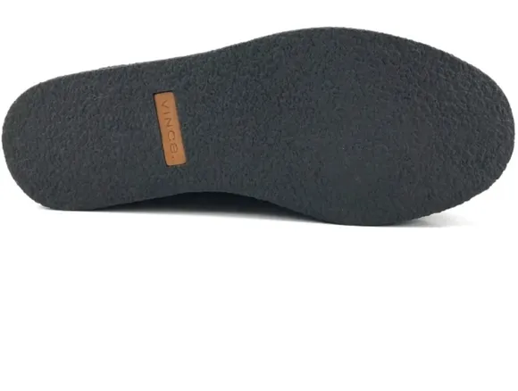 NEW Vince Camuto Neela Black on Black Suede Leather Sneakers