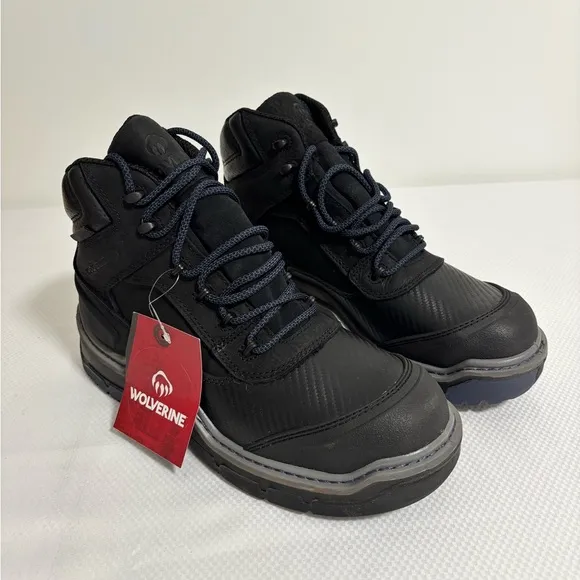 New WOLVERINE MEN'S RAIDER DURASHOCKS SHIELD 6&quot; BOOTS - COMPOSITE TOE Size: 9.5