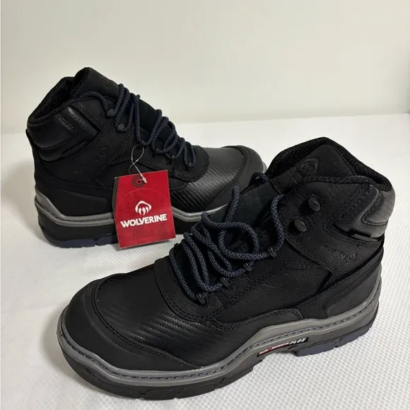 New WOLVERINE MEN'S RAIDER DURASHOCKS SHIELD 6&quot; BOOTS - COMPOSITE TOE Size: 9.5