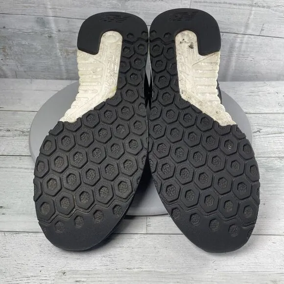 New Balance Mid 247 Black/White Mesh Knit Shoes Sneakers Mens Lifestyle Size 12