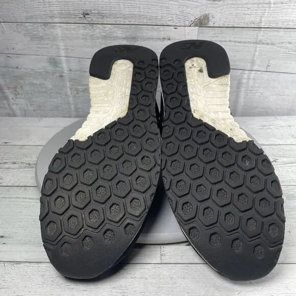 New Balance Mid 247 Black/White Mesh Knit Shoes Sneakers Mens Lifestyle Size 12