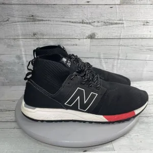 New Balance Mid 247 Black/White Mesh Knit Shoes Sneakers Mens Lifestyle Size 12