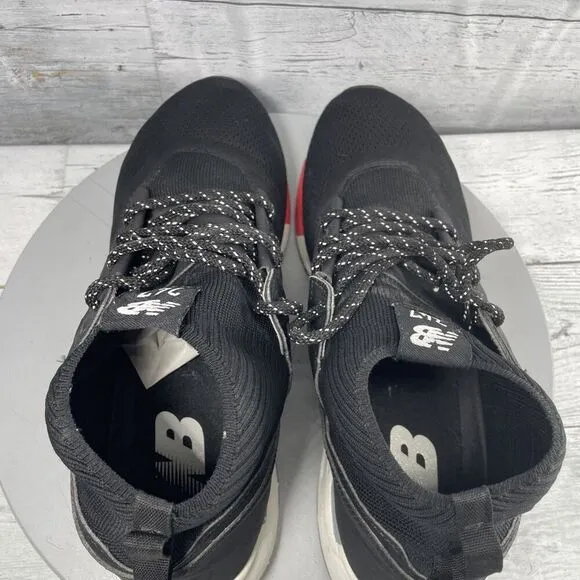 New Balance Mid 247 Black/White Mesh Knit Shoes Sneakers Mens Lifestyle Size 12