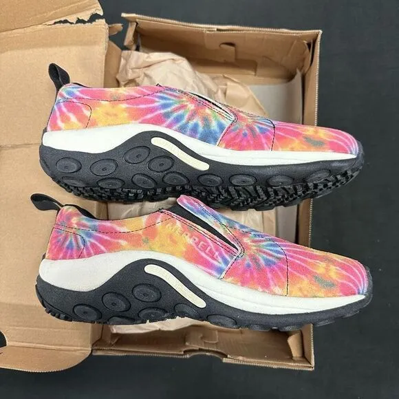 New Merrell Jungle Moc Prints Tie Dye Slip On Shoes 7