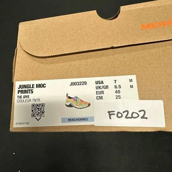 New Merrell Jungle Moc Prints Tie Dye Slip On Shoes 7