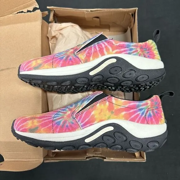 New Merrell Jungle Moc Prints Tie Dye Slip On Shoes 7
