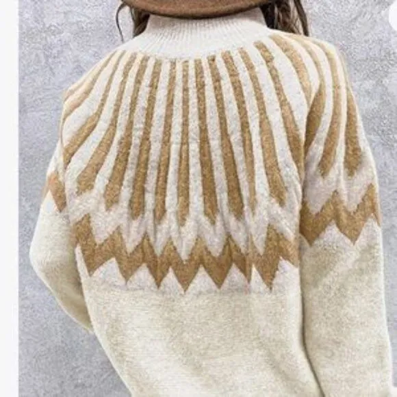 NEW Patterned Warm Pullover Sweater