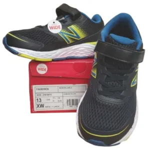 NIB 13 X-Wide Little Boys, 680 V6 Velcro Hook &amp; Loop Running Shoe by New Balance