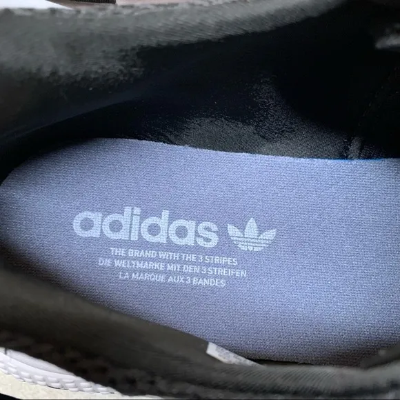 NIB Adidas Ozweego Core Black Solar Green shoes 12