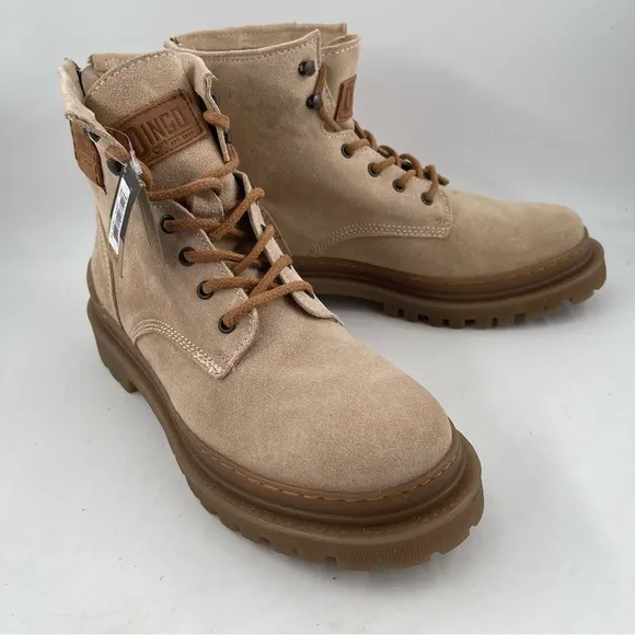 NIB! Dingo Men’s High Country Natural DI842NA Suede Work Boots - Size 10 D