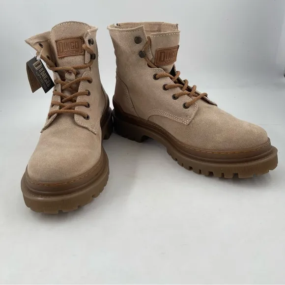 NIB! Dingo Men’s High Country Natural DI842NA Suede Work Boots - Size 10 D